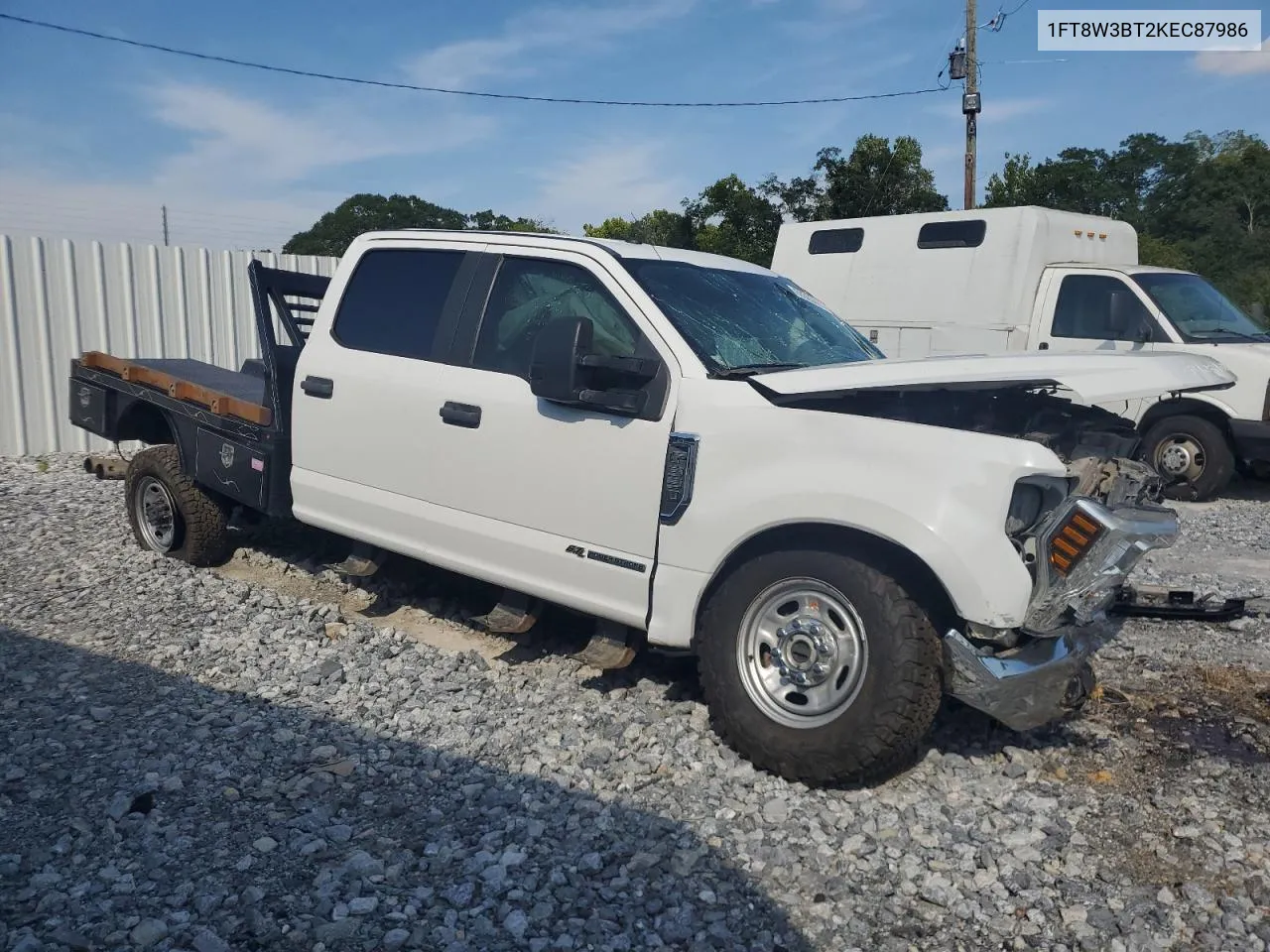 1FT8W3BT2KEC87986 2019 Ford F350 Super Duty