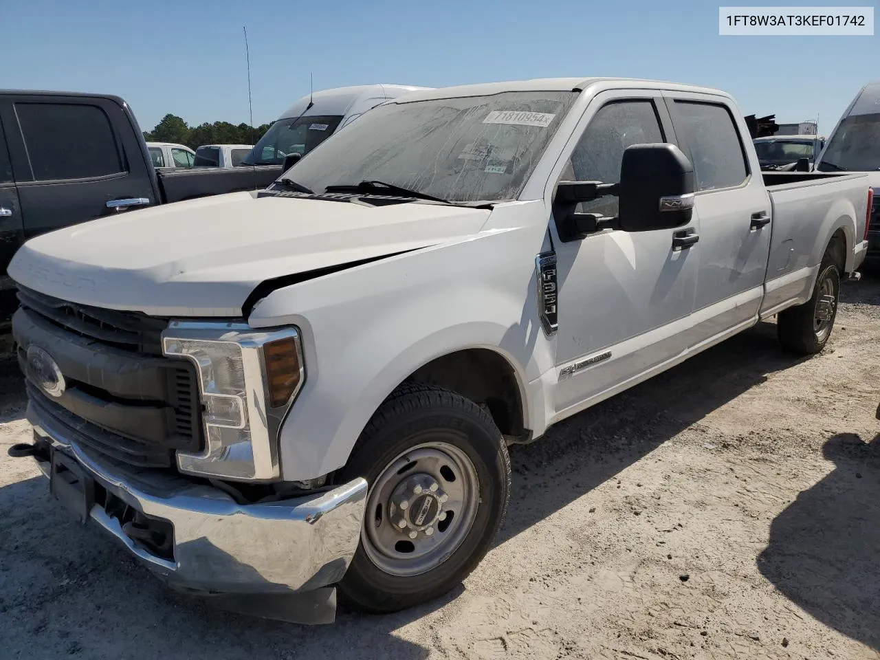 2019 Ford F350 Super Duty VIN: 1FT8W3AT3KEF01742 Lot: 71810954