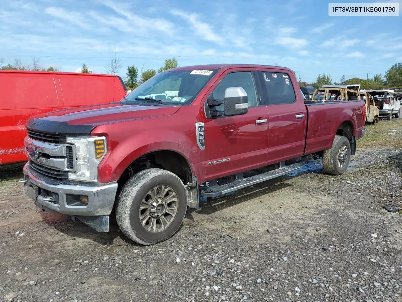 2019 Ford F350 Super Duty VIN: 1FT8W3BT1KEG01790 Lot: 72774994