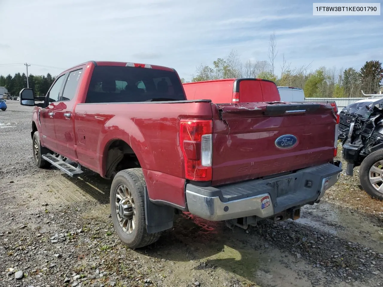 2019 Ford F350 Super Duty VIN: 1FT8W3BT1KEG01790 Lot: 72774994