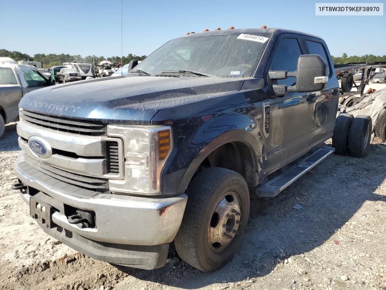 2019 Ford F350 Super Duty VIN: 1FT8W3DT9KEF38970 Lot: 74054614