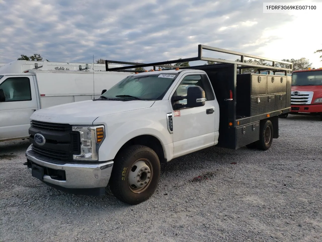 2019 Ford F350 Super Duty VIN: 1FDRF3G69KEG07100 Lot: 74510514