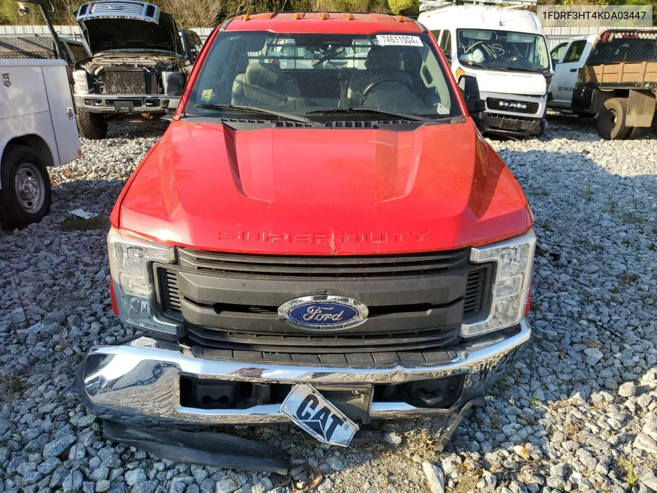 2019 Ford F350 Super Duty VIN: 1FDRF3HT4KDA03447 Lot: 74611904