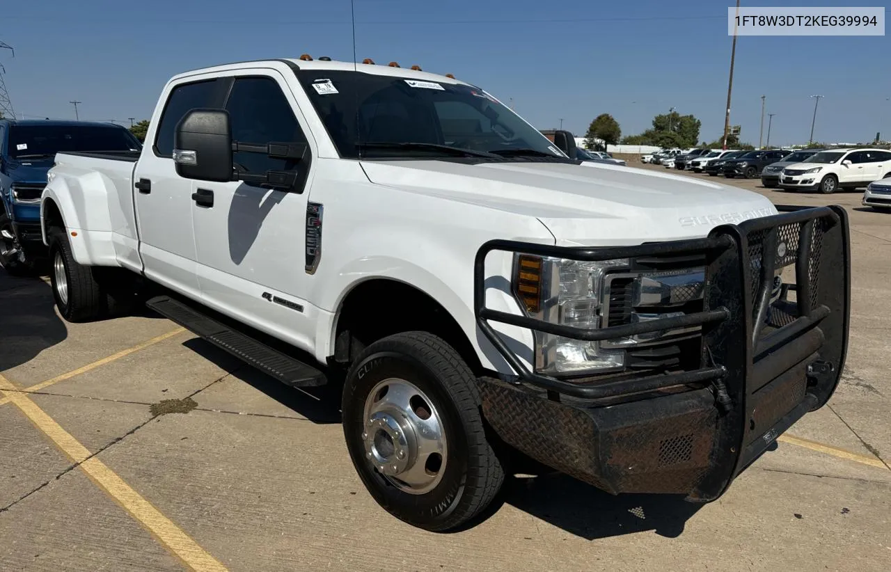 2019 Ford F350 Super Duty VIN: 1FT8W3DT2KEG39994 Lot: 76961464