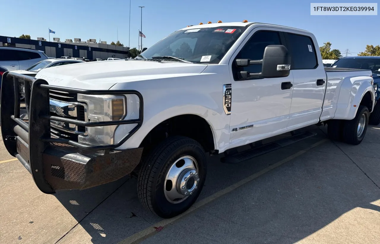 2019 Ford F350 Super Duty VIN: 1FT8W3DT2KEG39994 Lot: 76961464