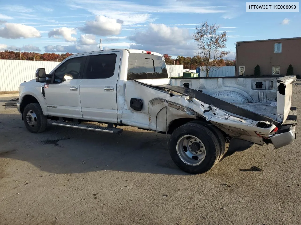 2019 Ford F350 Super Duty VIN: 1FT8W3DT1KEC08093 Lot: 77880254