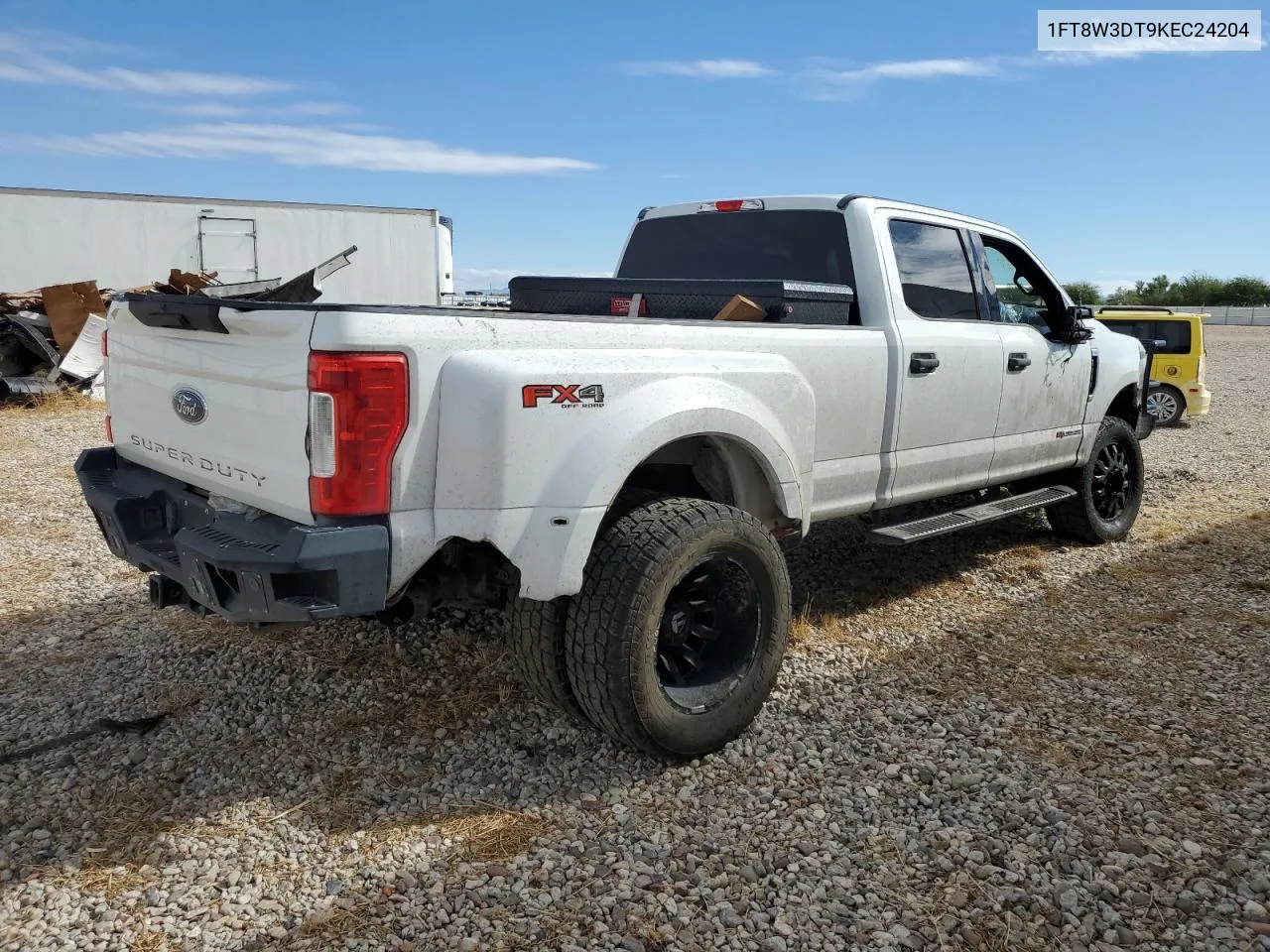 2019 Ford F350 Super Duty VIN: 1FT8W3DT9KEC24204 Lot: 78463184