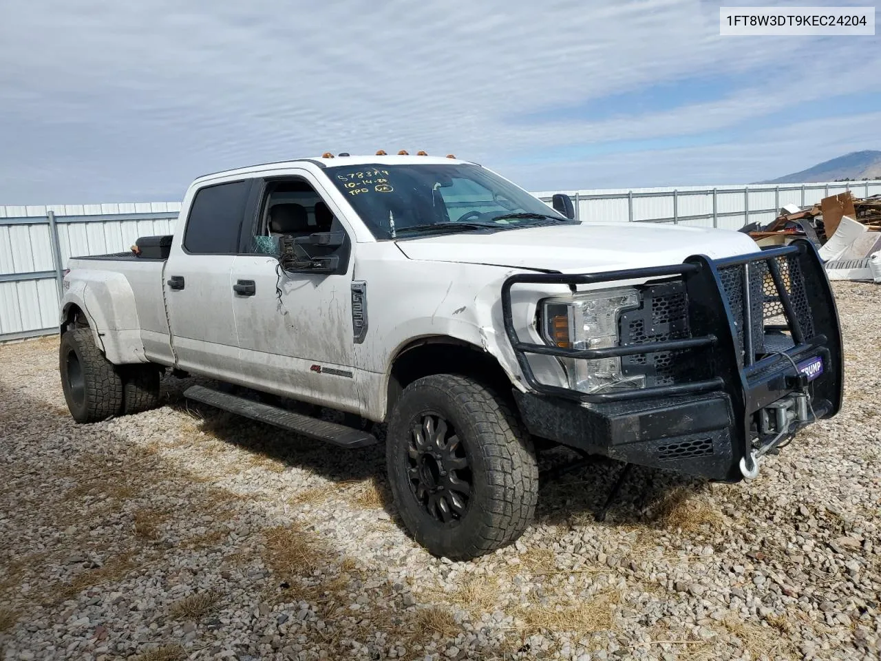 2019 Ford F350 Super Duty VIN: 1FT8W3DT9KEC24204 Lot: 78463184