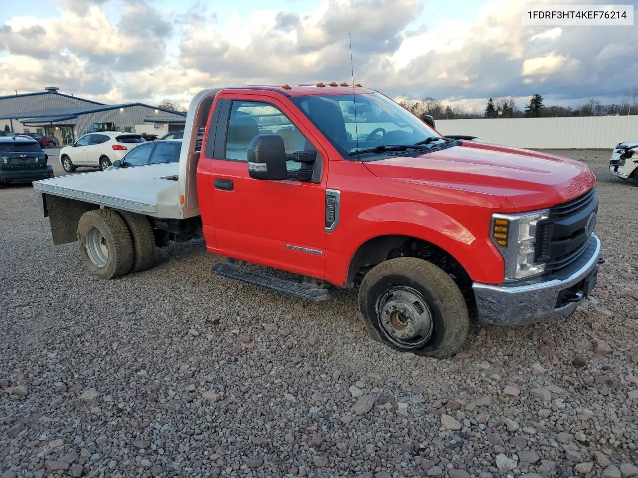 2019 Ford F350 Super Duty VIN: 1FDRF3HT4KEF76214 Lot: 78887524