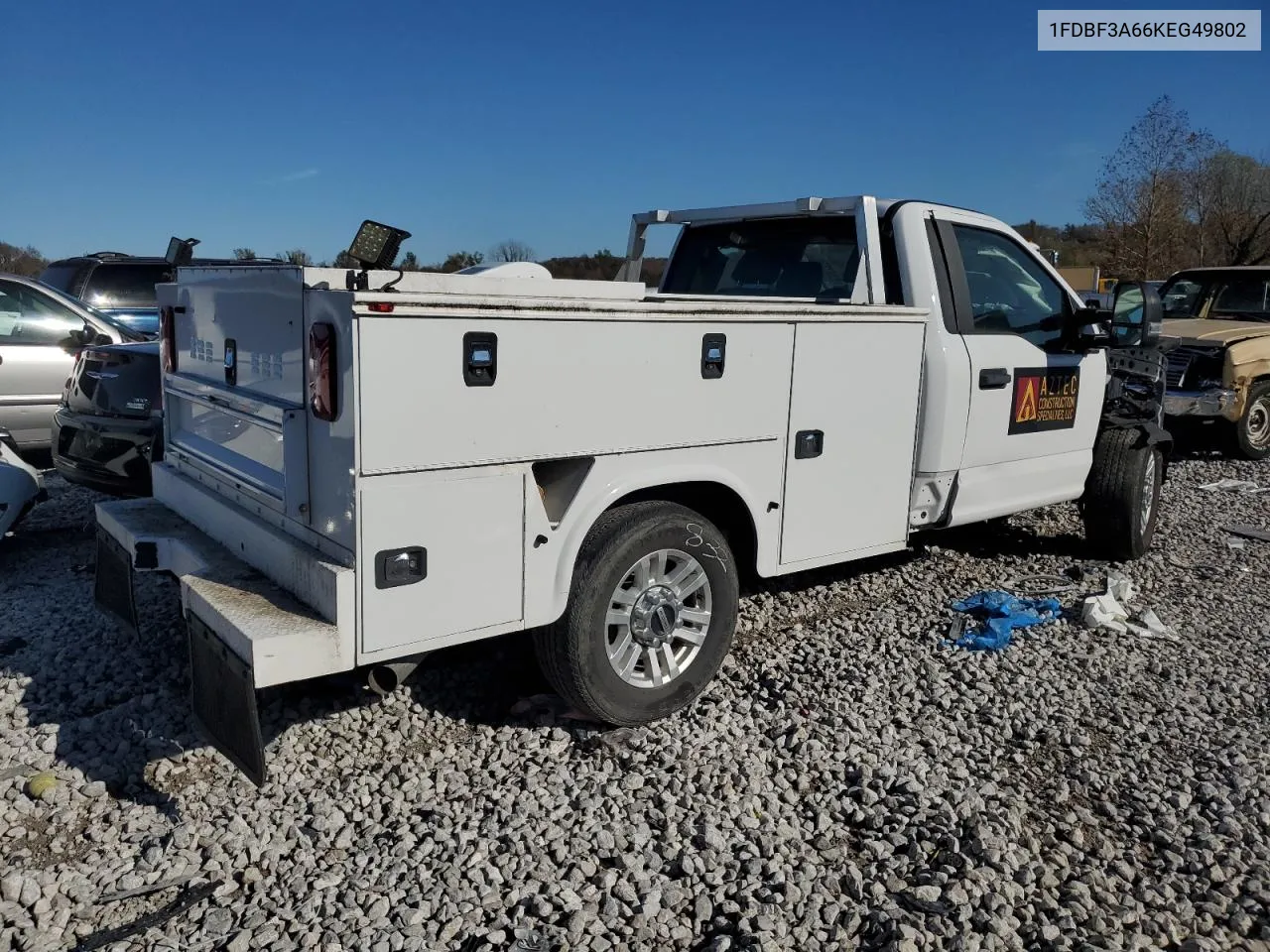 2019 Ford F350 Super Duty VIN: 1FDBF3A66KEG49802 Lot: 80567234