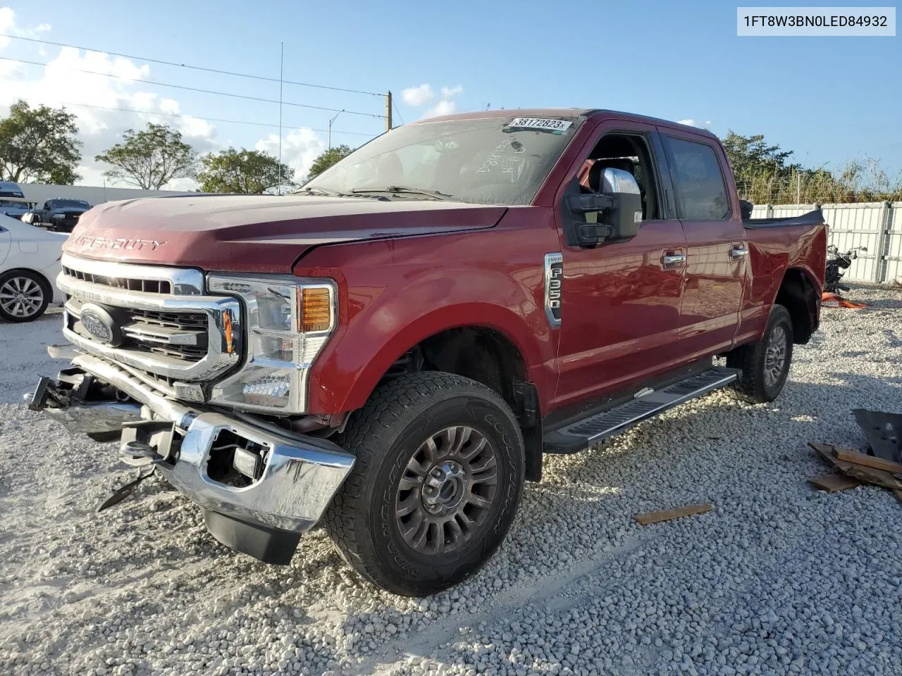 2020 Ford F350 Super Duty VIN: 1FT8W3BN0LED84932 Lot: 38172823