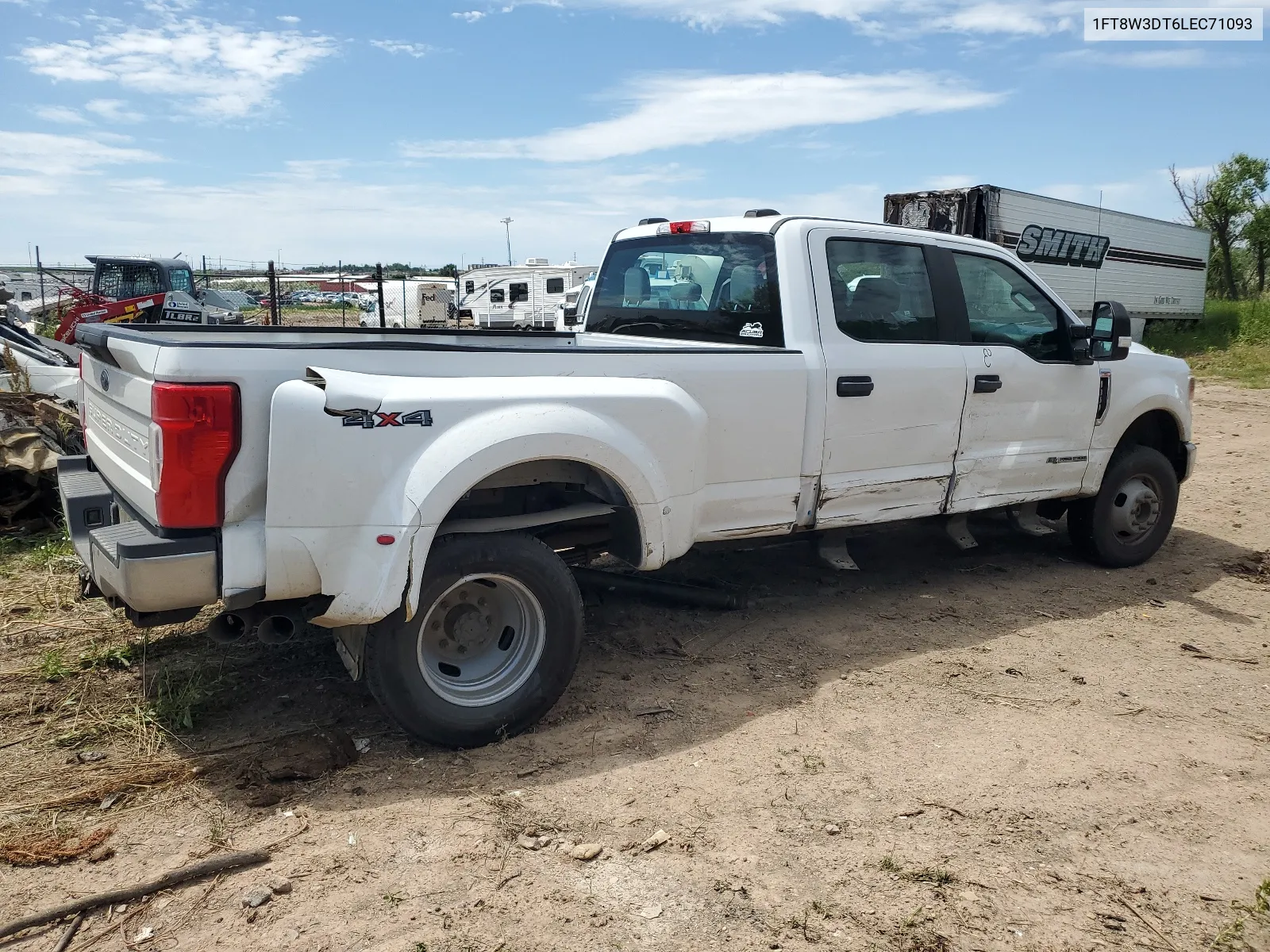 2020 Ford F350 Super Duty VIN: 1FT8W3DT6LEC71093 Lot: 60418934