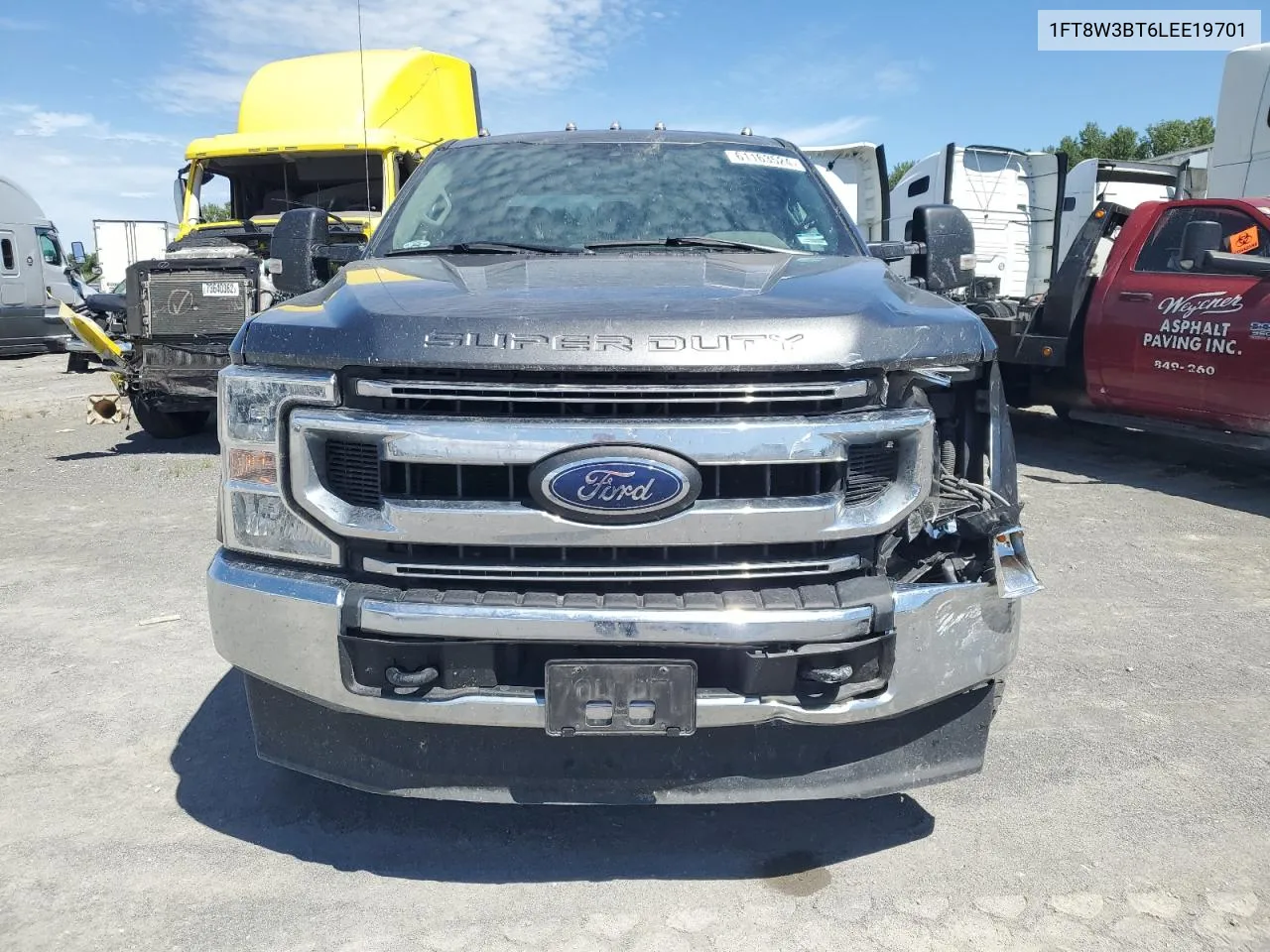 2020 Ford F350 Super Duty VIN: 1FT8W3BT6LEE19701 Lot: 61163524