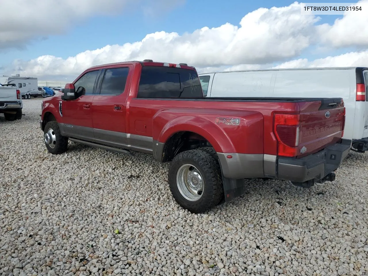 2020 Ford F350 Super Duty VIN: 1FT8W3DT4LED31954 Lot: 71830194