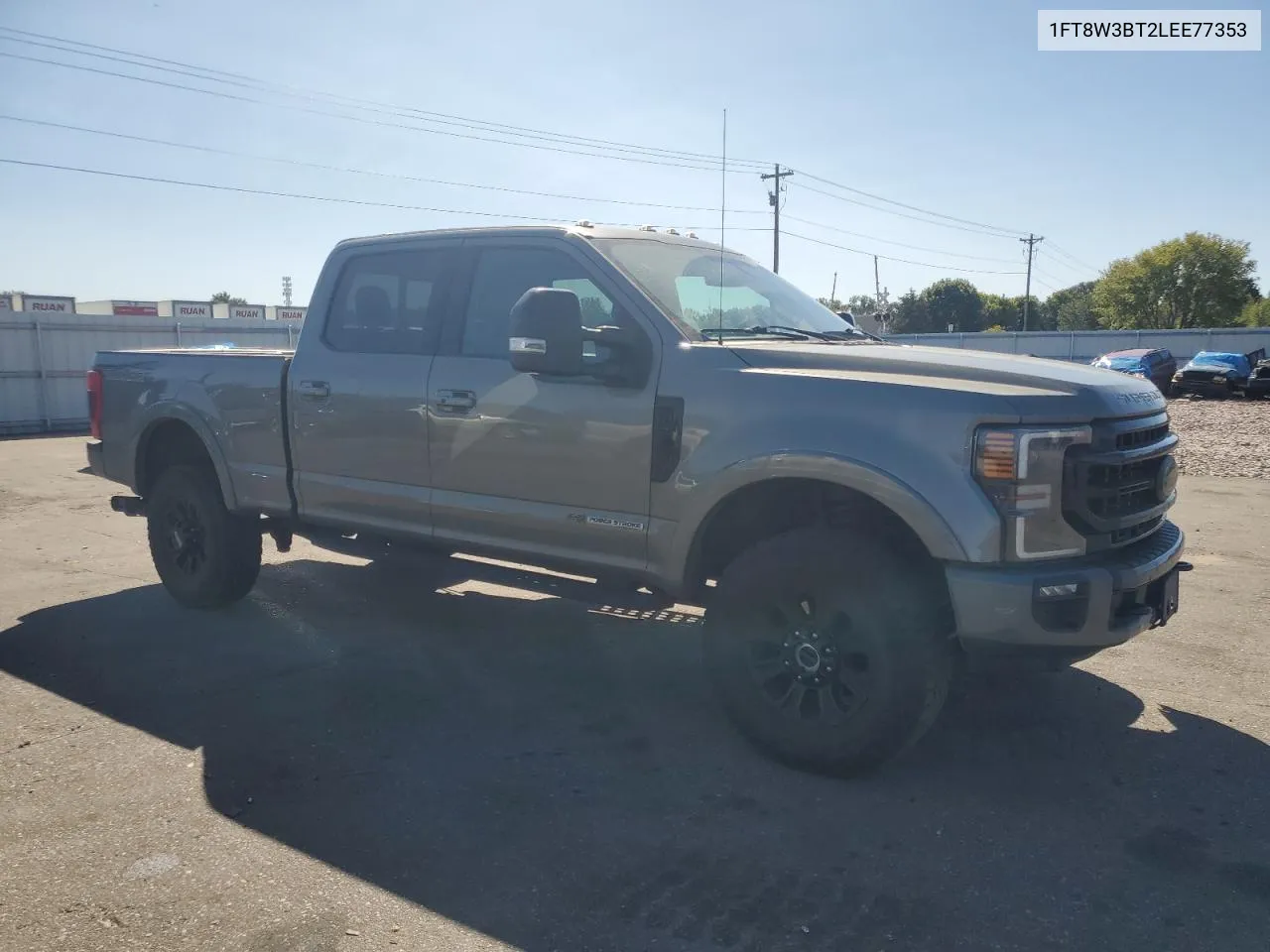 2020 Ford F350 Super Duty VIN: 1FT8W3BT2LEE77353 Lot: 73501294