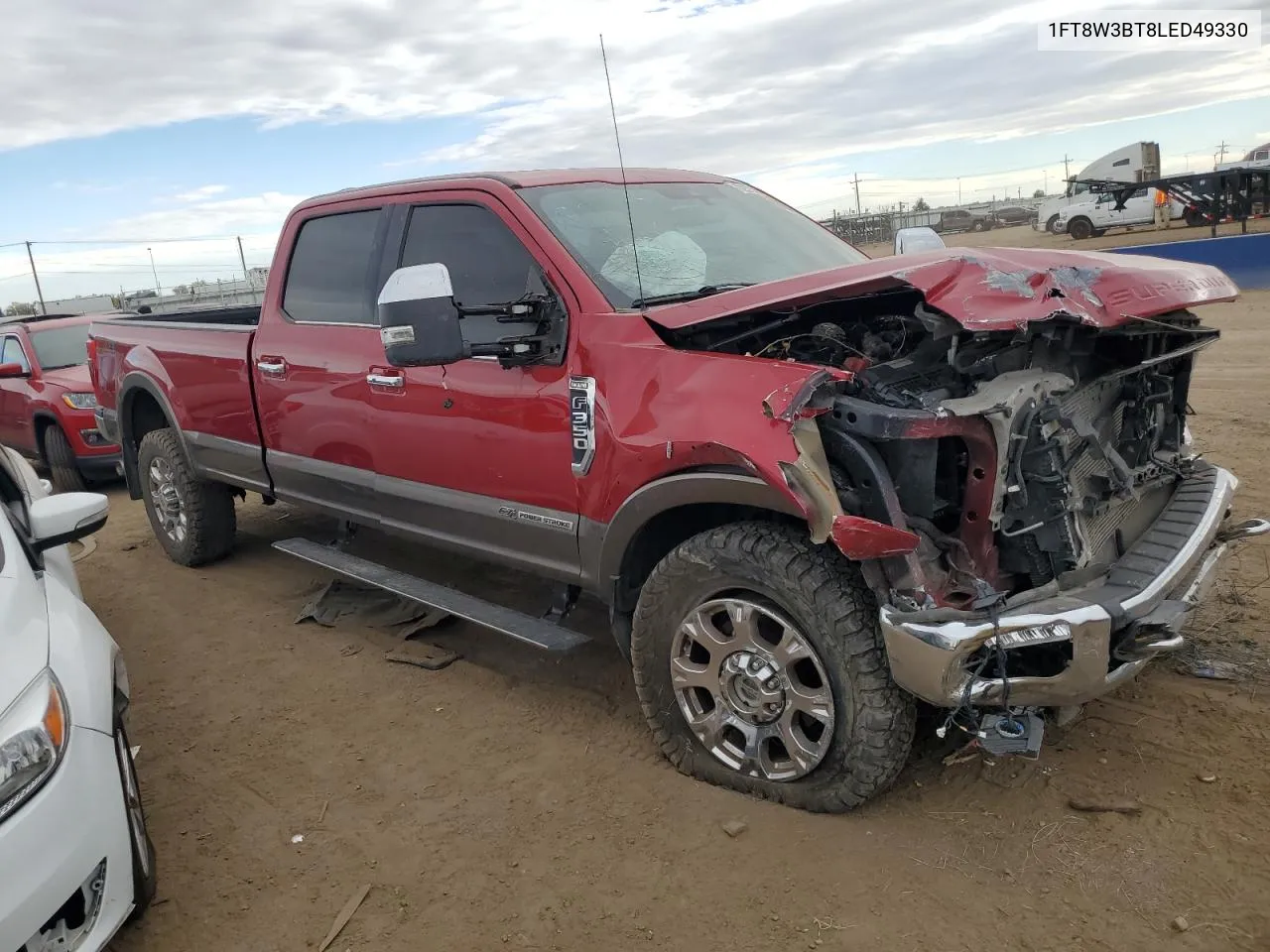 2020 Ford F350 Super Duty VIN: 1FT8W3BT8LED49330 Lot: 76937354