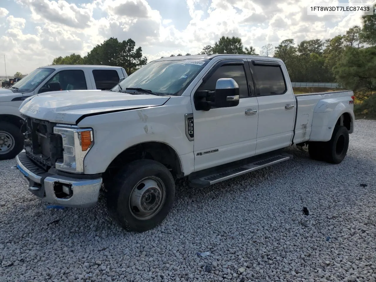 2020 Ford F350 Super Duty VIN: 1FT8W3DT7LEC87433 Lot: 77105384