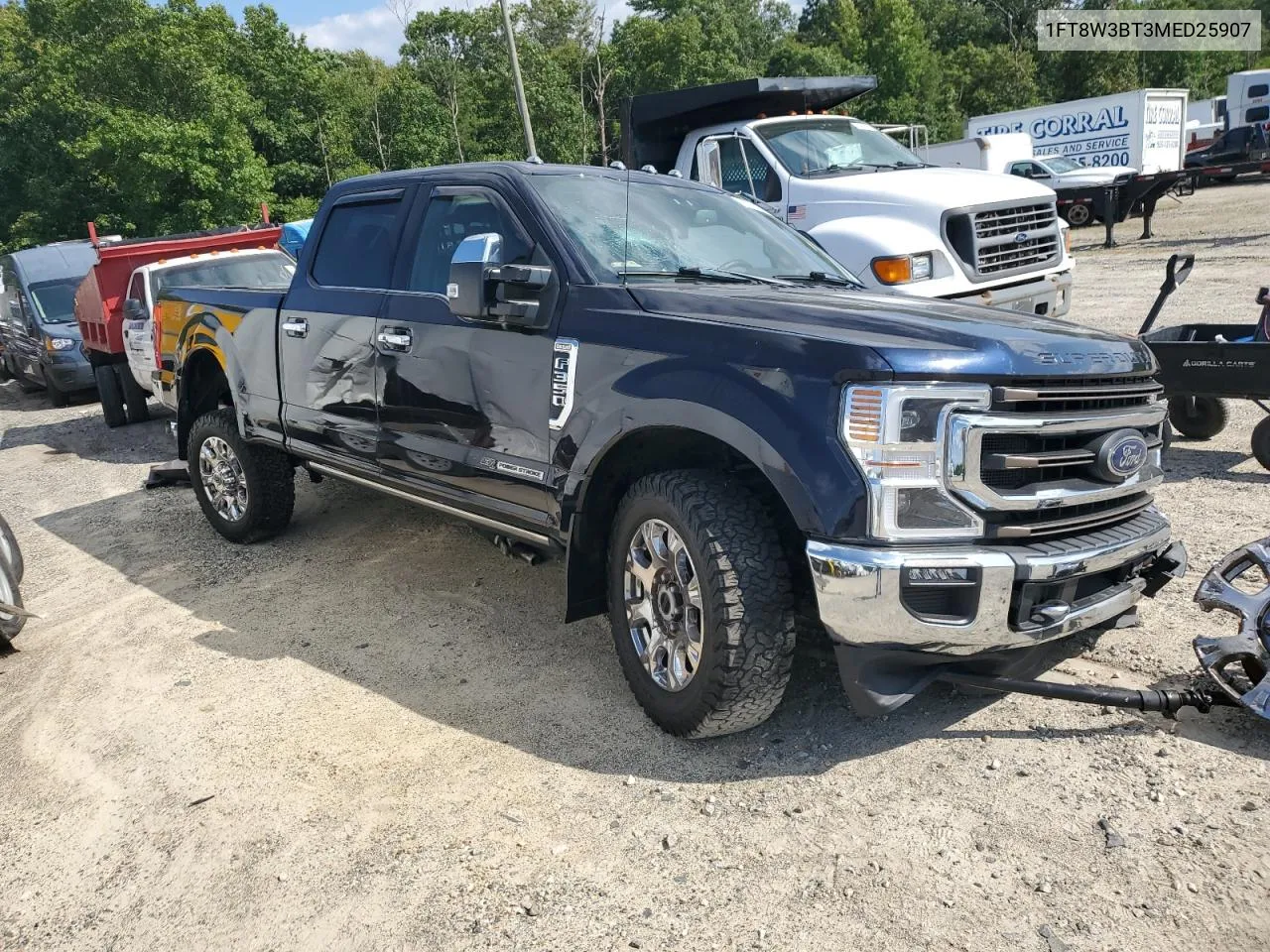 2021 Ford F350 Super Duty VIN: 1FT8W3BT3MED25907 Lot: 67974534