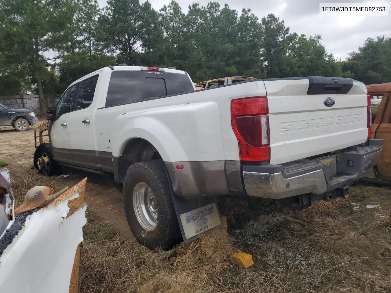 2021 Ford F350 Super Duty VIN: 1FT8W3DT5MED82753 Lot: 71439144