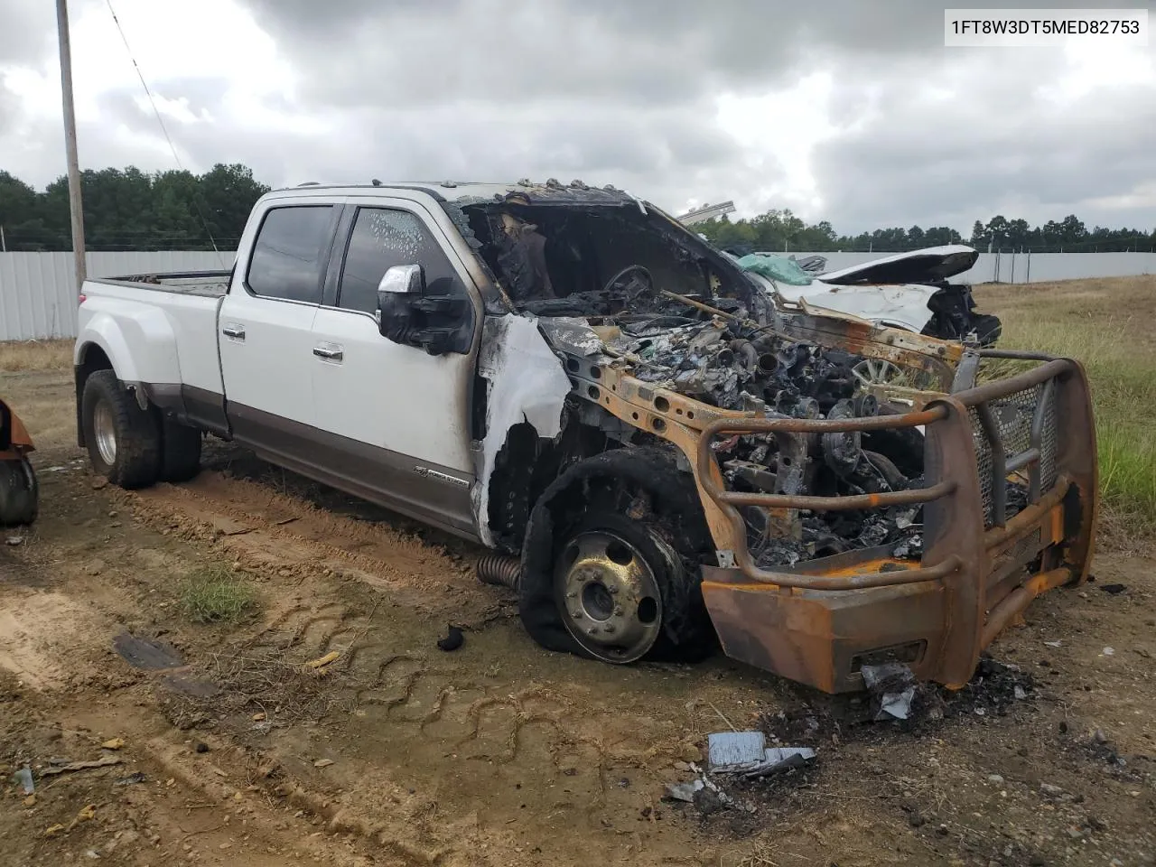 2021 Ford F350 Super Duty VIN: 1FT8W3DT5MED82753 Lot: 71439144