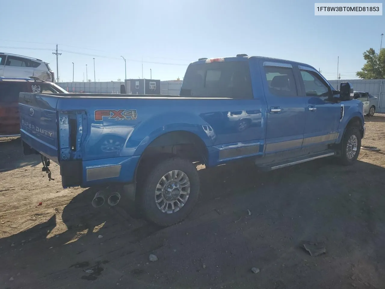 2021 Ford F350 Super Duty VIN: 1FT8W3BT0MED81853 Lot: 72693884