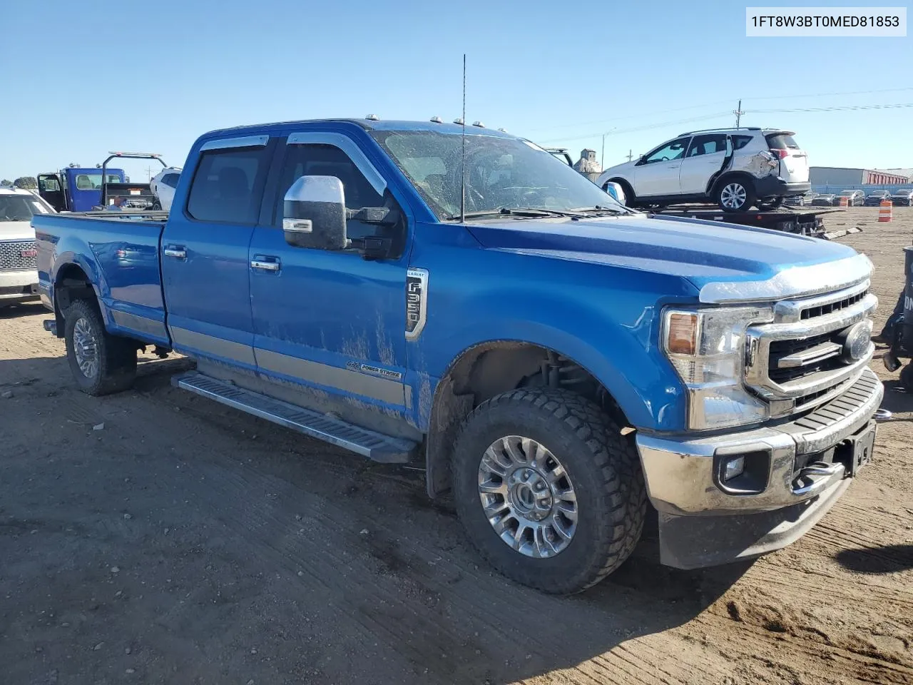 2021 Ford F350 Super Duty VIN: 1FT8W3BT0MED81853 Lot: 72693884