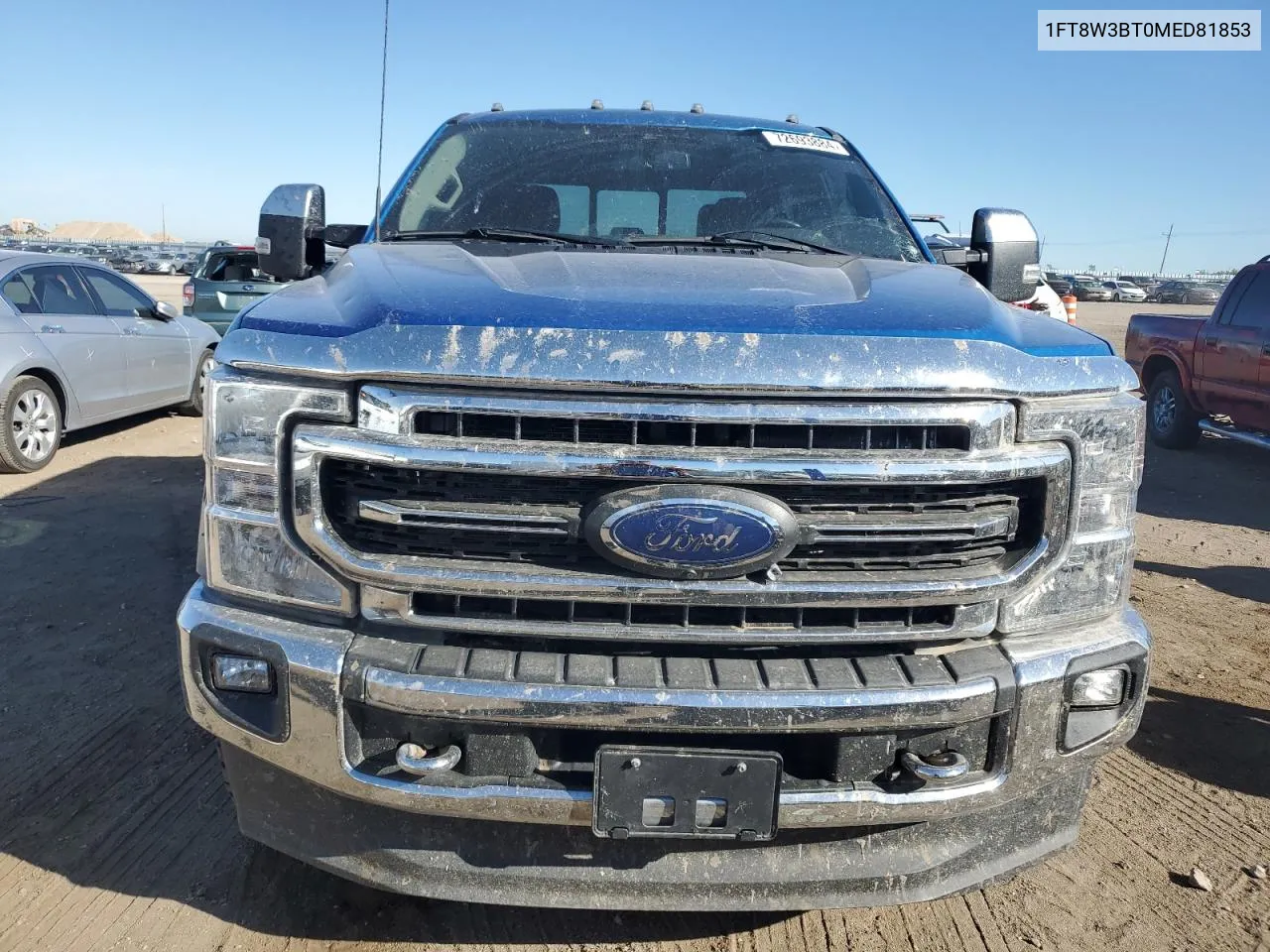 2021 Ford F350 Super Duty VIN: 1FT8W3BT0MED81853 Lot: 72693884