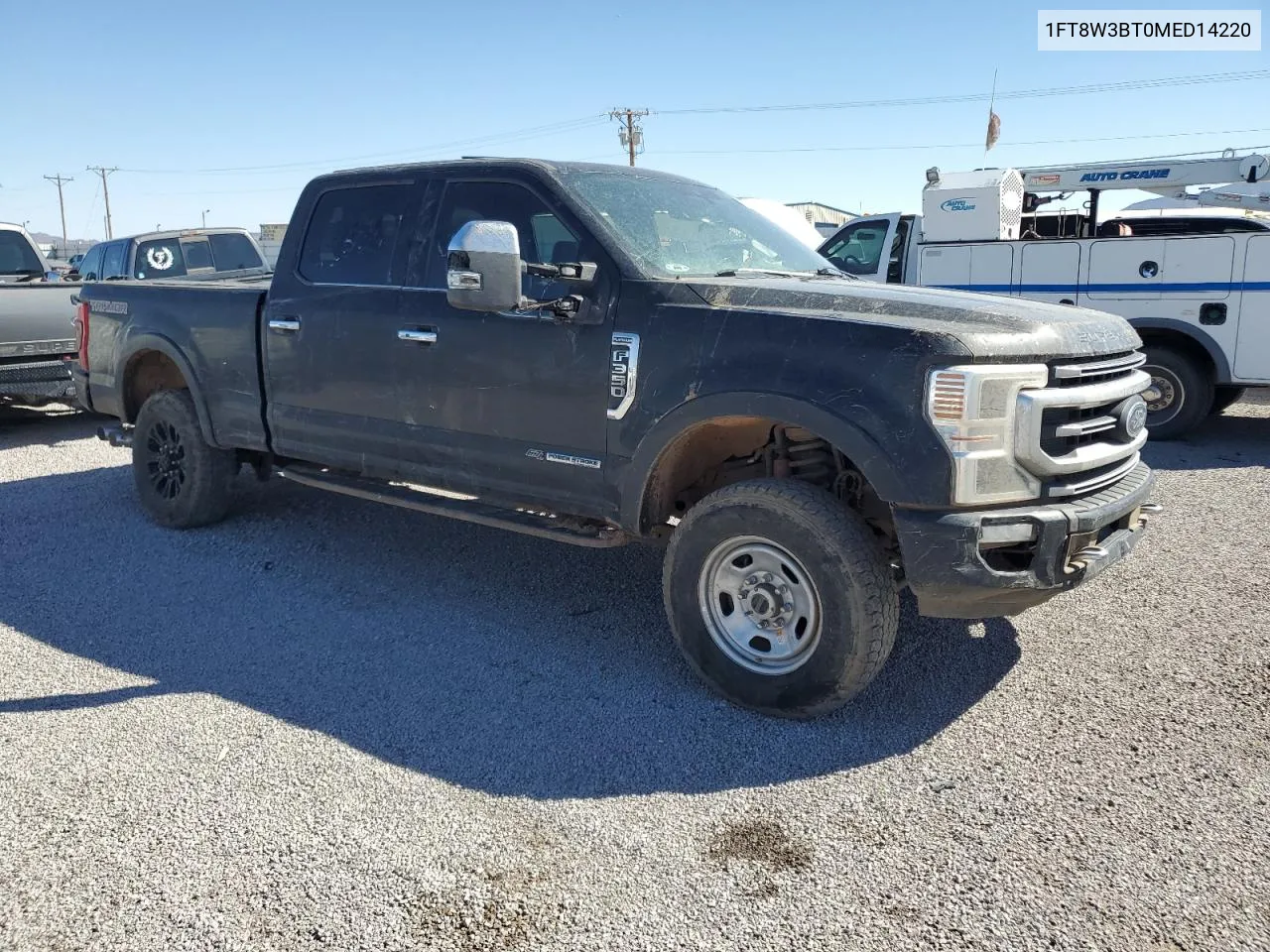 2021 Ford F350 Super Duty VIN: 1FT8W3BT0MED14220 Lot: 73057474