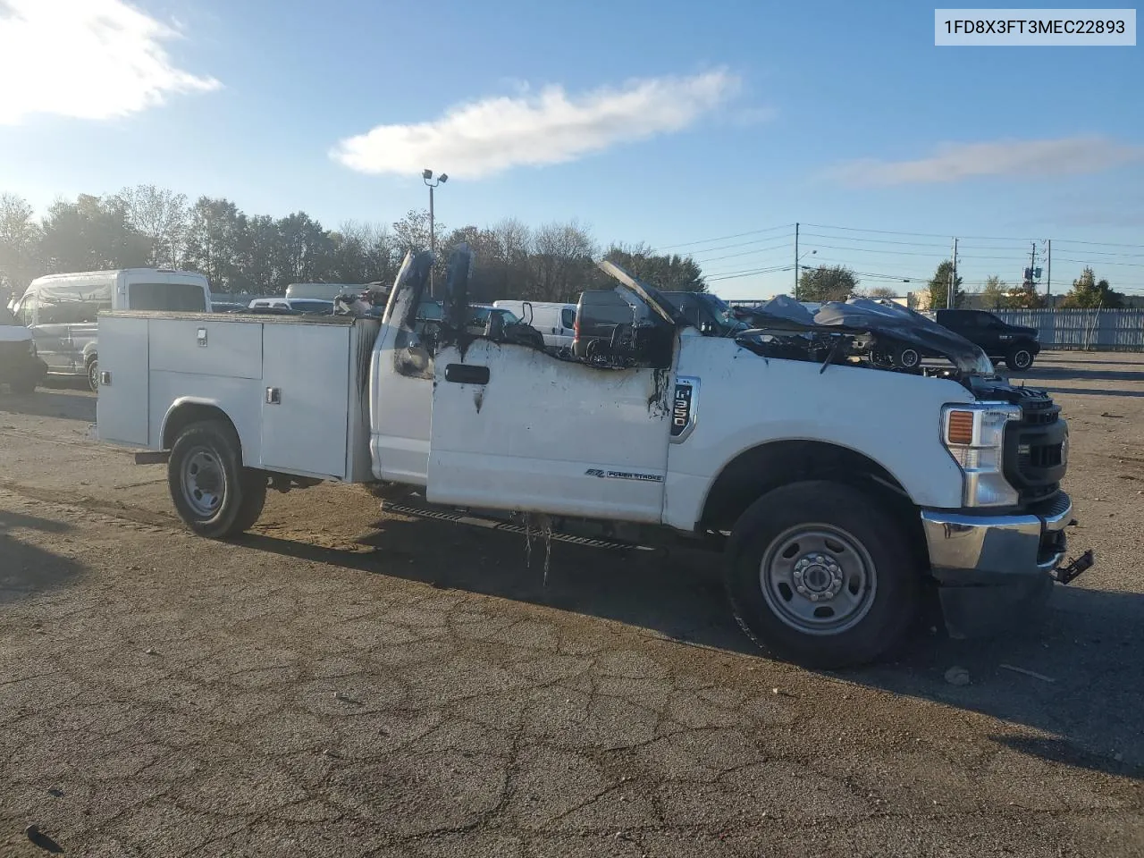 2021 Ford F350 Super Duty VIN: 1FD8X3FT3MEC22893 Lot: 73464294