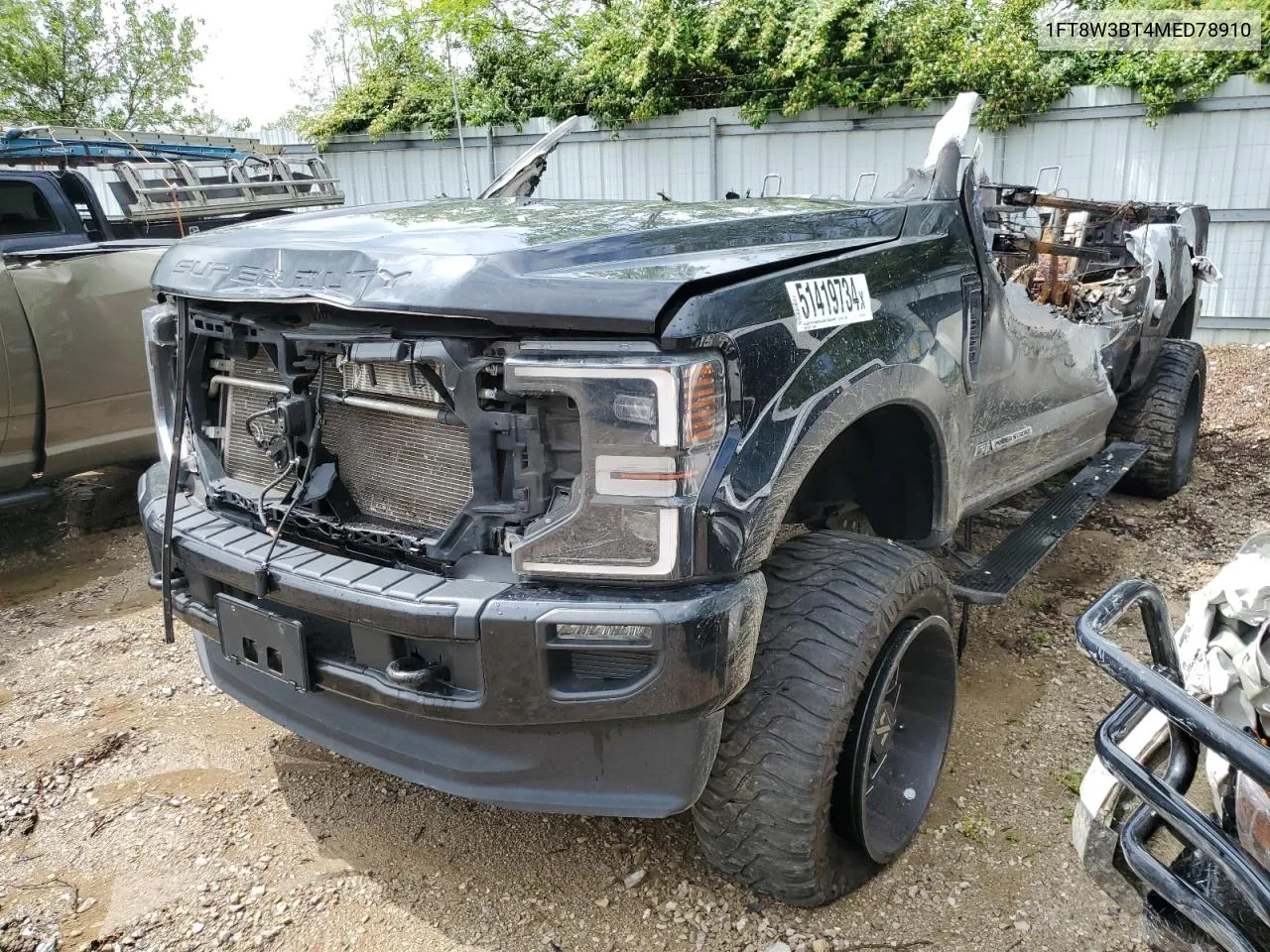 2021 Ford F350 Super Duty VIN: 1FT8W3BT4MED78910 Lot: 73494684