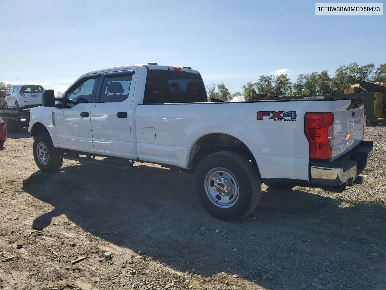 2021 Ford F350 Super Duty VIN: 1FT8W3B68MED50473 Lot: 74001304