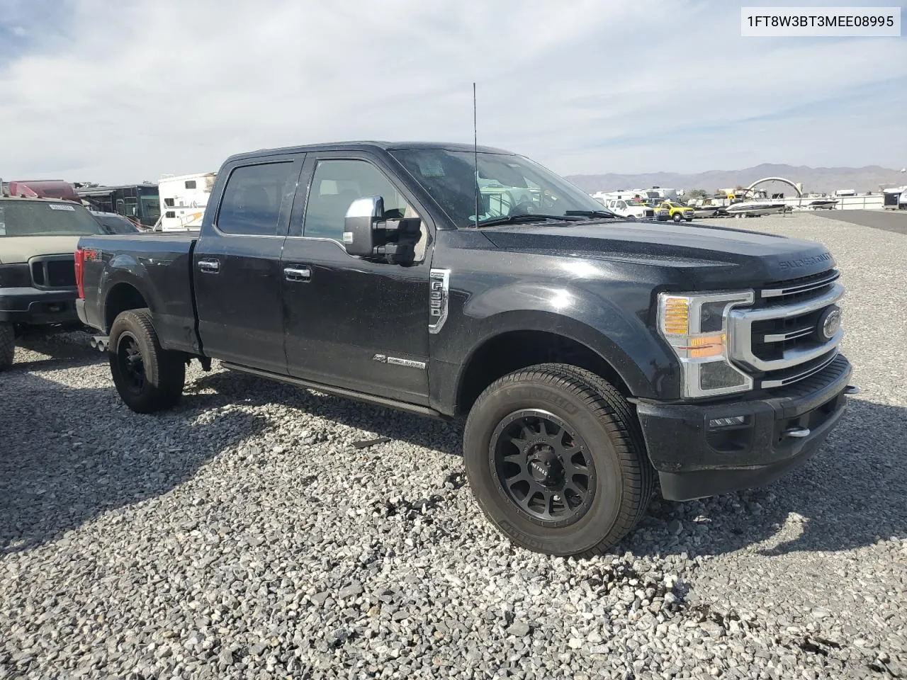 2021 Ford F350 Super Duty VIN: 1FT8W3BT3MEE08995 Lot: 75436934