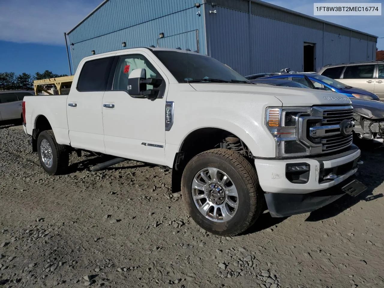 2021 Ford F350 Super Duty VIN: 1FT8W3BT2MEC16774 Lot: 75731854