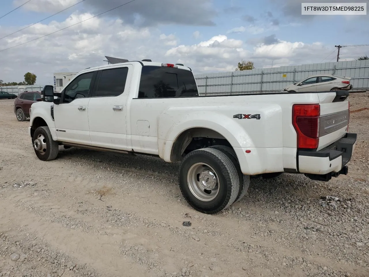 2021 Ford F350 Super Duty VIN: 1FT8W3DT5MED98225 Lot: 77119504