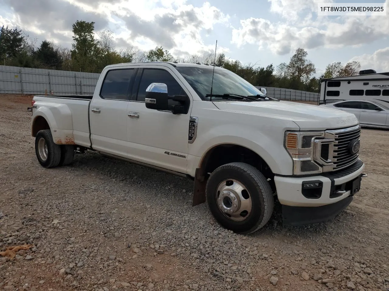 2021 Ford F350 Super Duty VIN: 1FT8W3DT5MED98225 Lot: 77119504