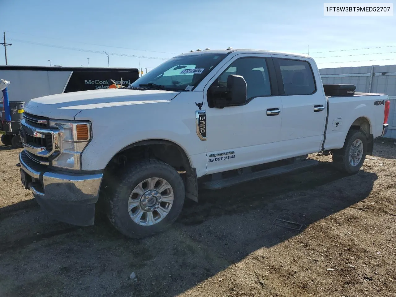 2021 Ford F350 Super Duty VIN: 1FT8W3BT9MED52707 Lot: 77217584