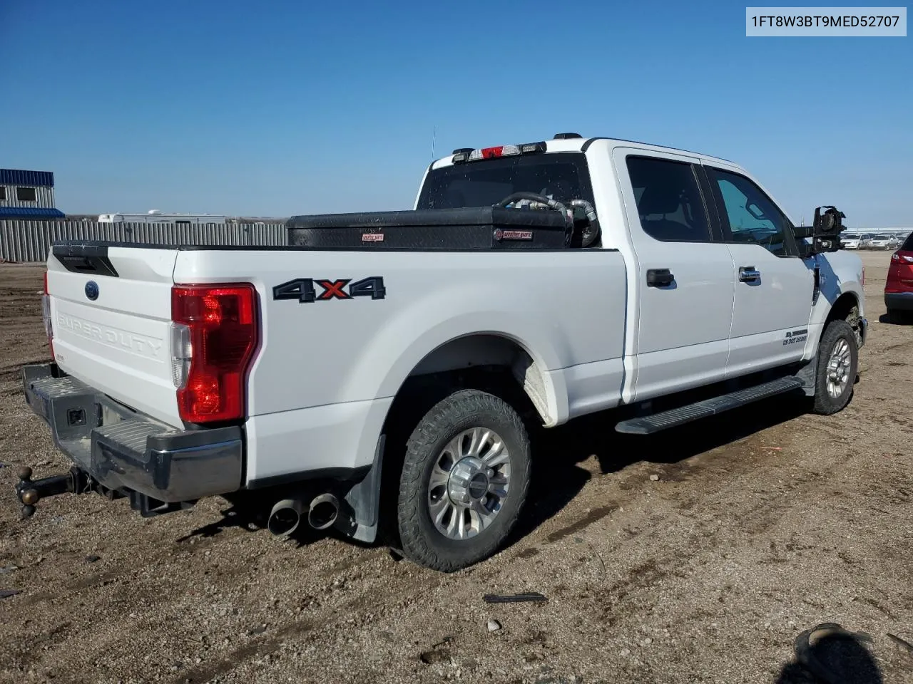 2021 Ford F350 Super Duty VIN: 1FT8W3BT9MED52707 Lot: 77217584