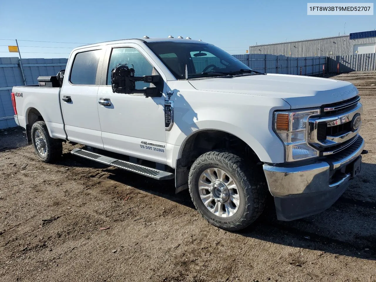 2021 Ford F350 Super Duty VIN: 1FT8W3BT9MED52707 Lot: 77217584