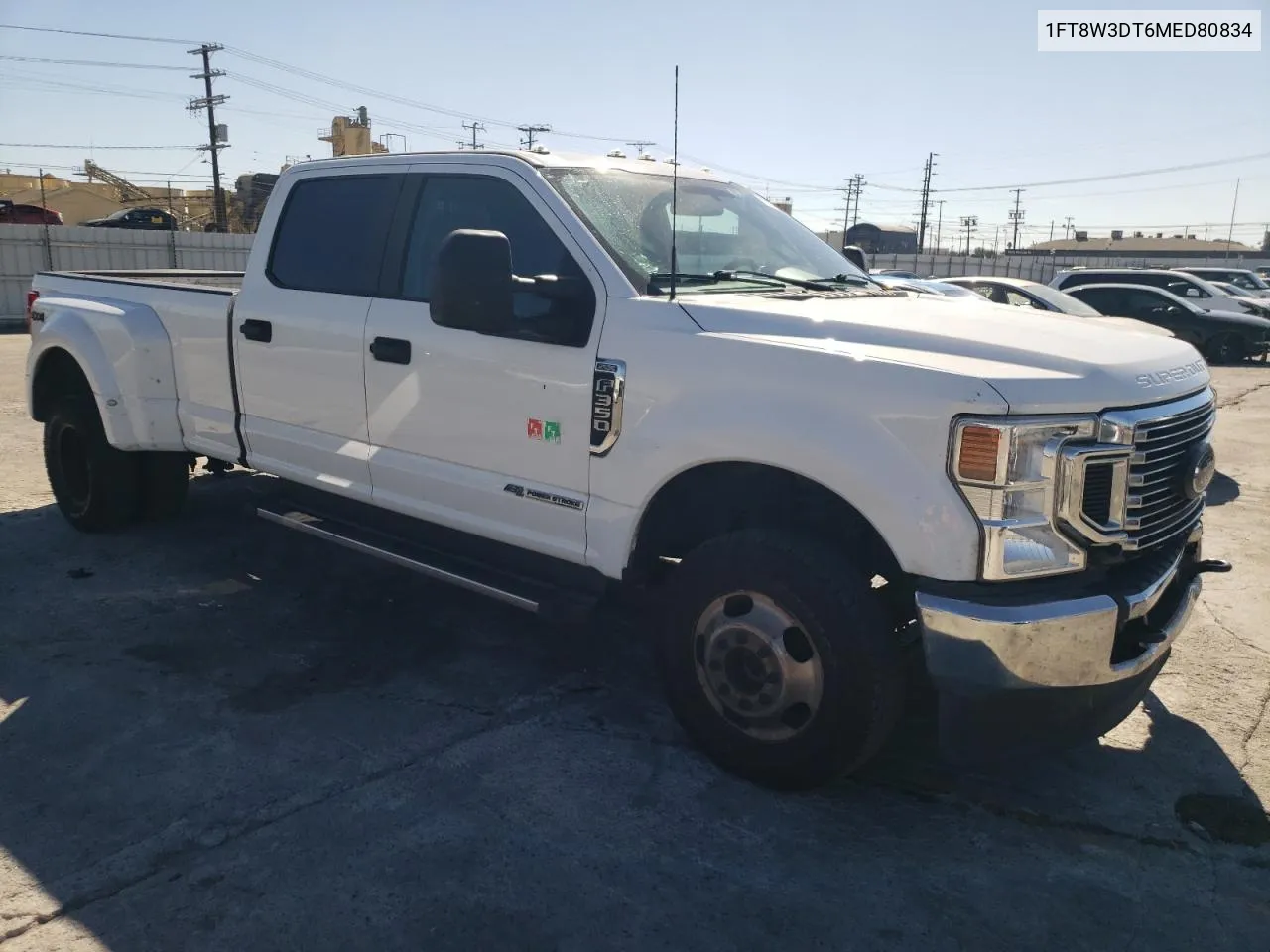 2021 Ford F350 Super Duty VIN: 1FT8W3DT6MED80834 Lot: 77699544