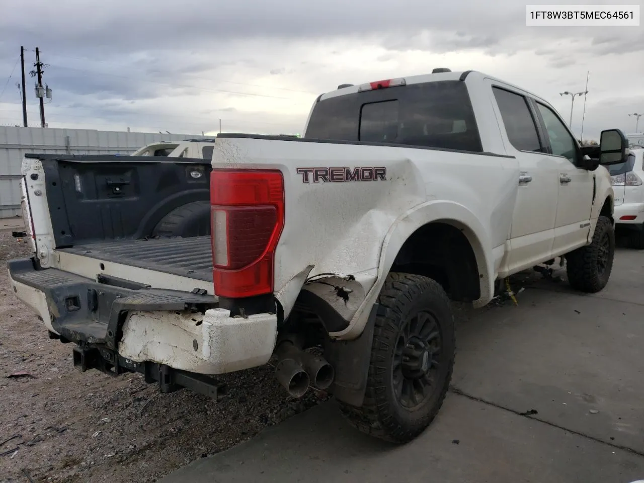 2021 Ford F350 Super Duty VIN: 1FT8W3BT5MEC64561 Lot: 77710204