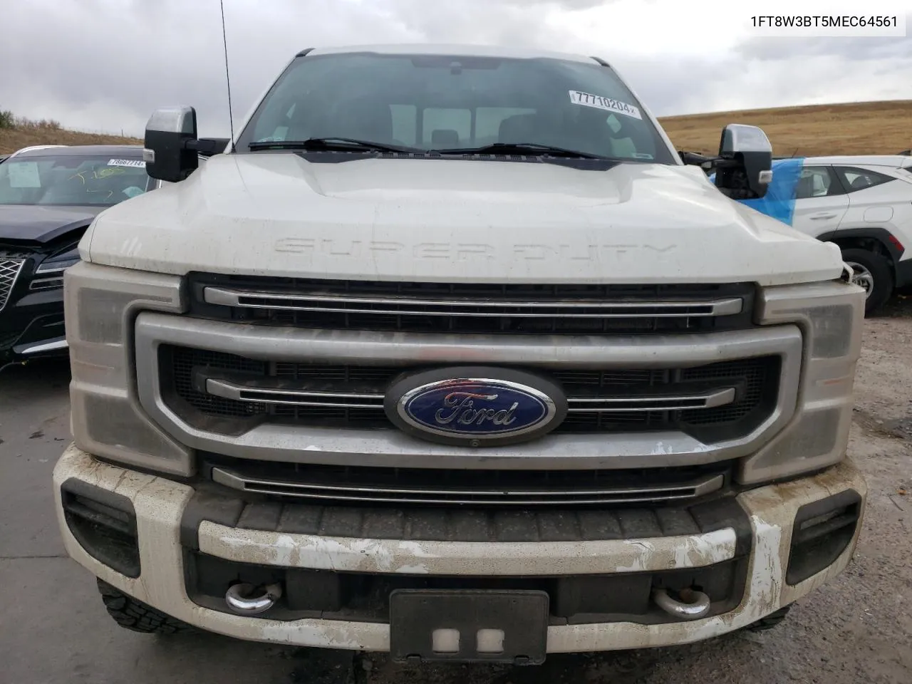 2021 Ford F350 Super Duty VIN: 1FT8W3BT5MEC64561 Lot: 77710204