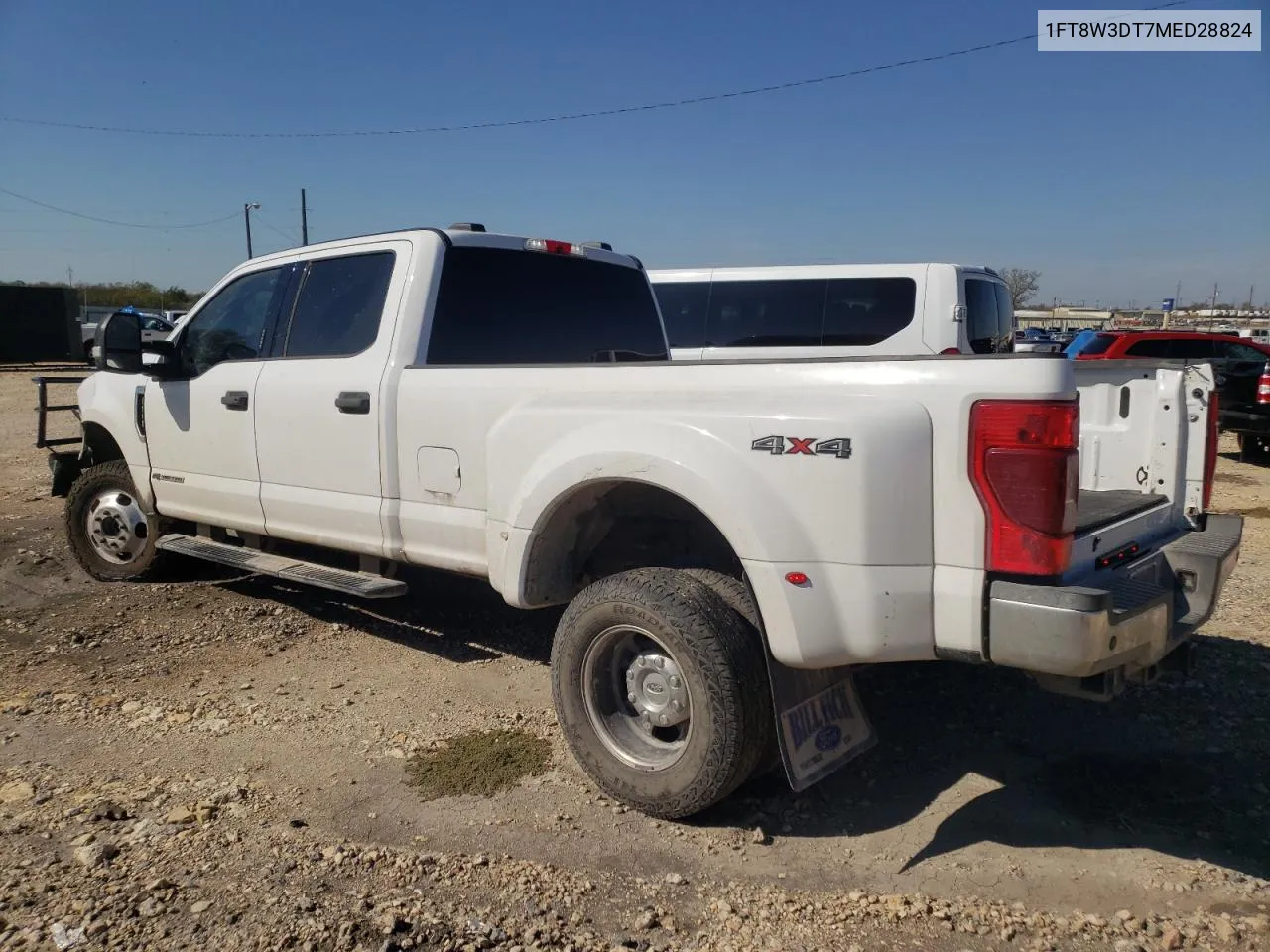 2021 Ford F350 Super Duty VIN: 1FT8W3DT7MED28824 Lot: 79710984