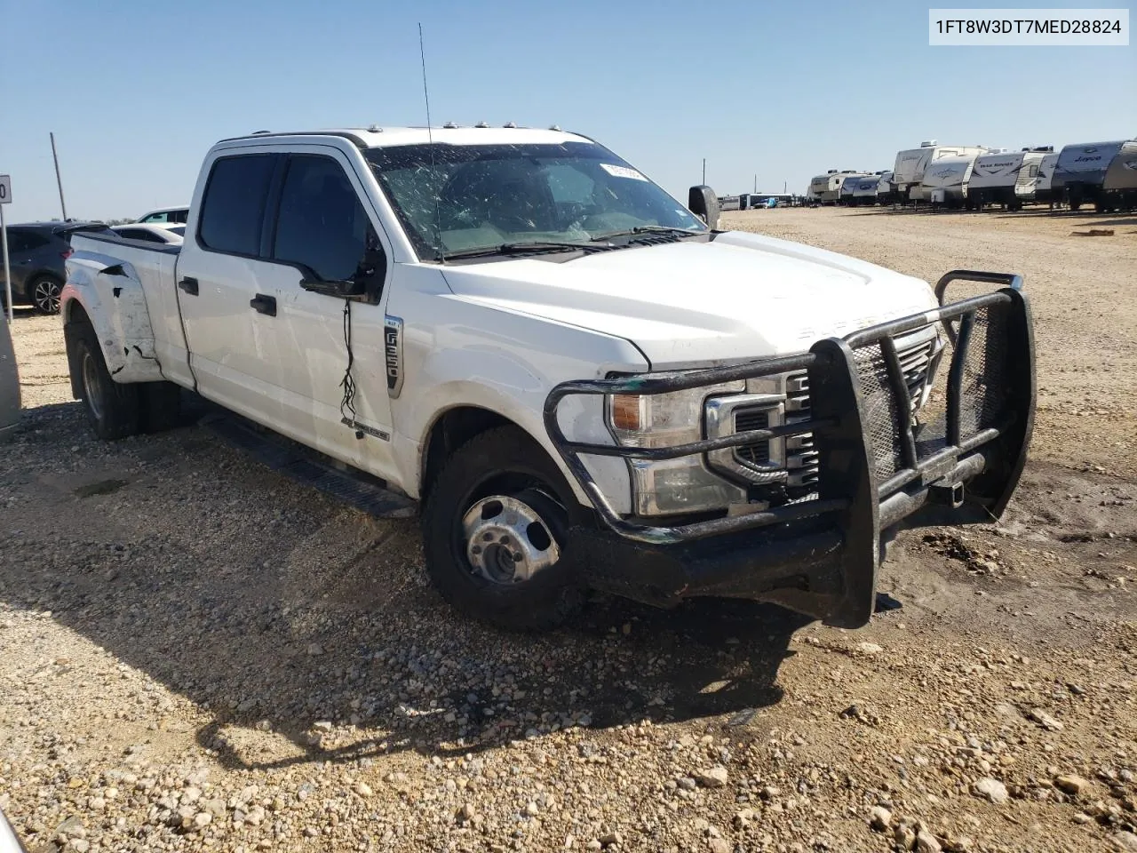 2021 Ford F350 Super Duty VIN: 1FT8W3DT7MED28824 Lot: 79710984