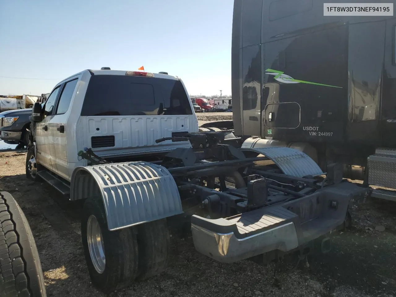 2022 Ford F350 Super Duty VIN: 1FT8W3DT3NEF94195 Lot: 46078704