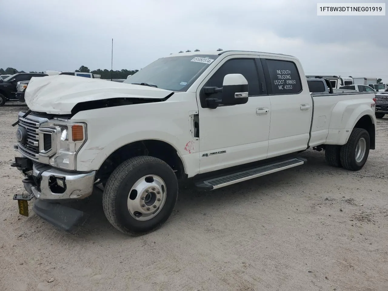 2022 Ford F350 Super Duty VIN: 1FT8W3DT1NEG01919 Lot: 51052374