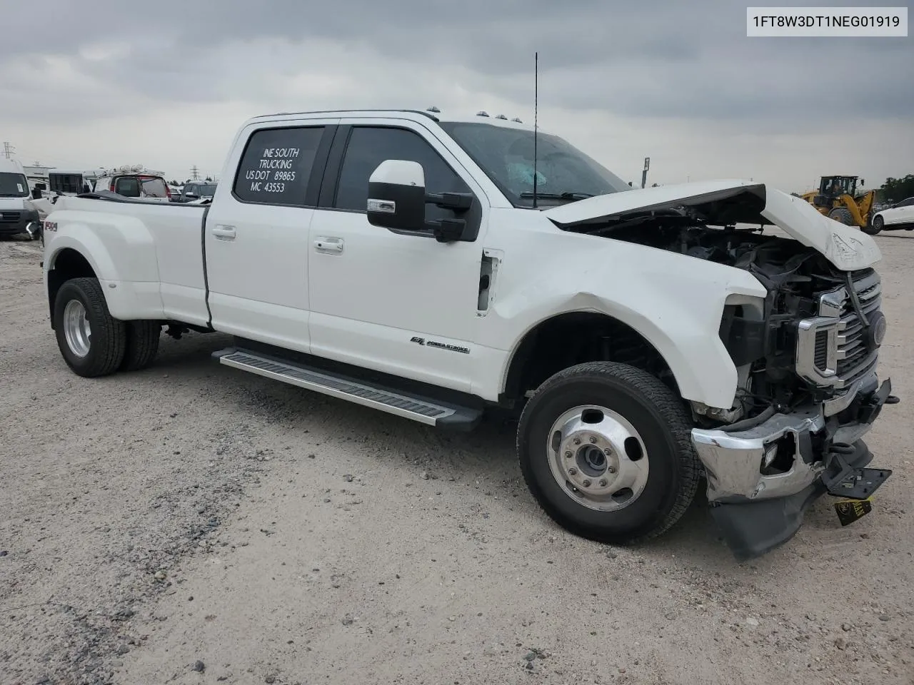 2022 Ford F350 Super Duty VIN: 1FT8W3DT1NEG01919 Lot: 51052374