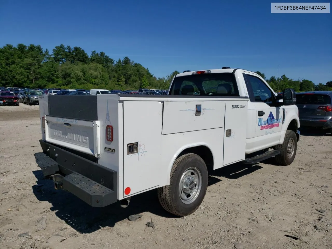 2022 Ford F350 Super Duty VIN: 1FDBF3B64NEF47434 Lot: 55680424