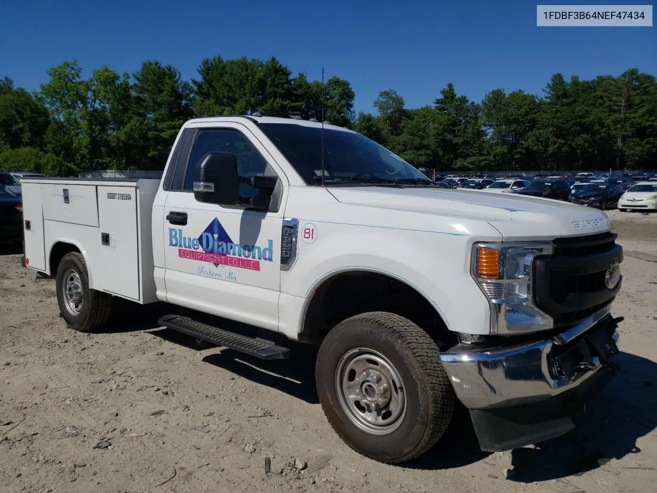 2022 Ford F350 Super Duty VIN: 1FDBF3B64NEF47434 Lot: 55680424