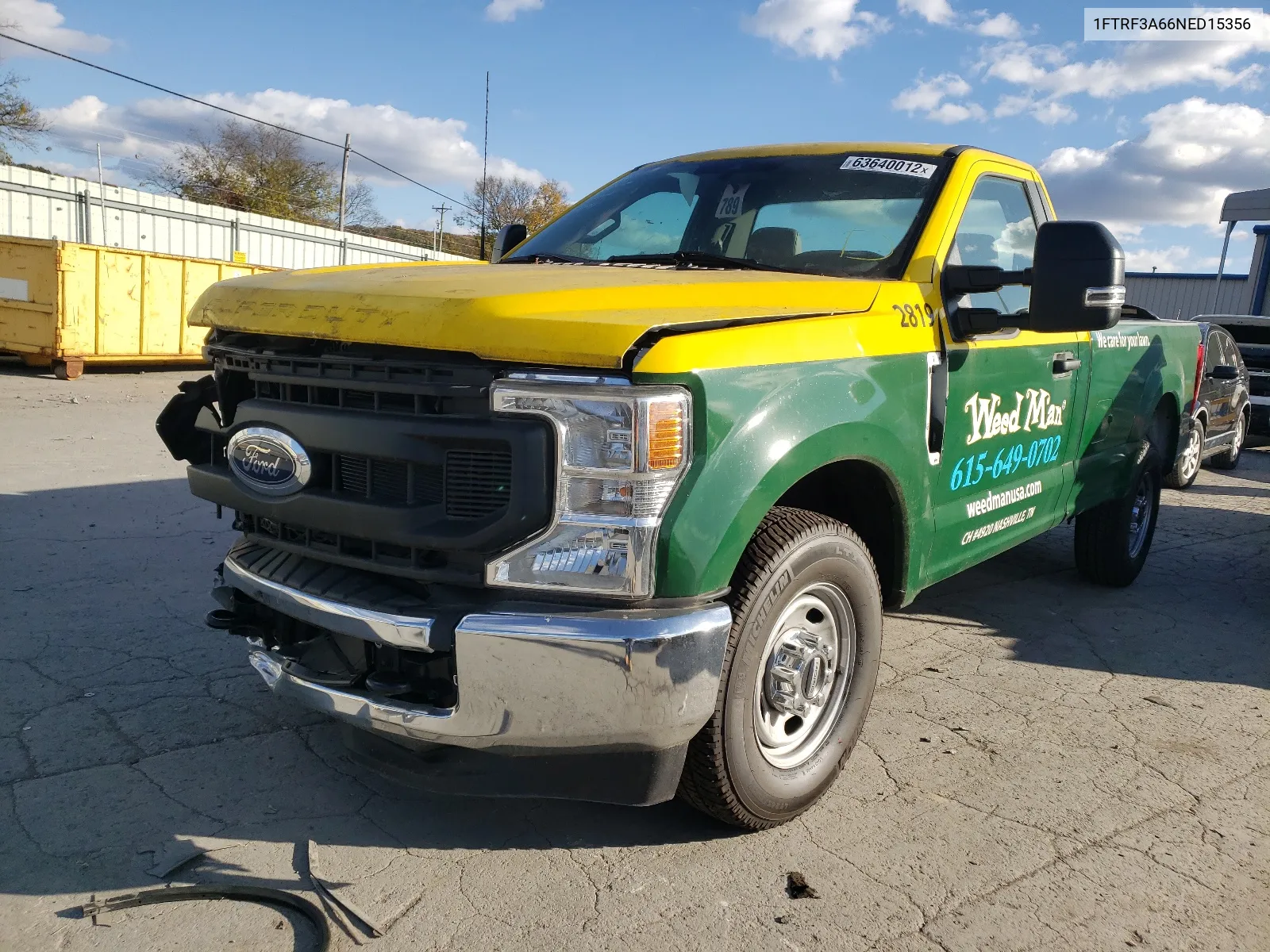 1FTRF3A66NED15356 2022 Ford F350 Super Duty