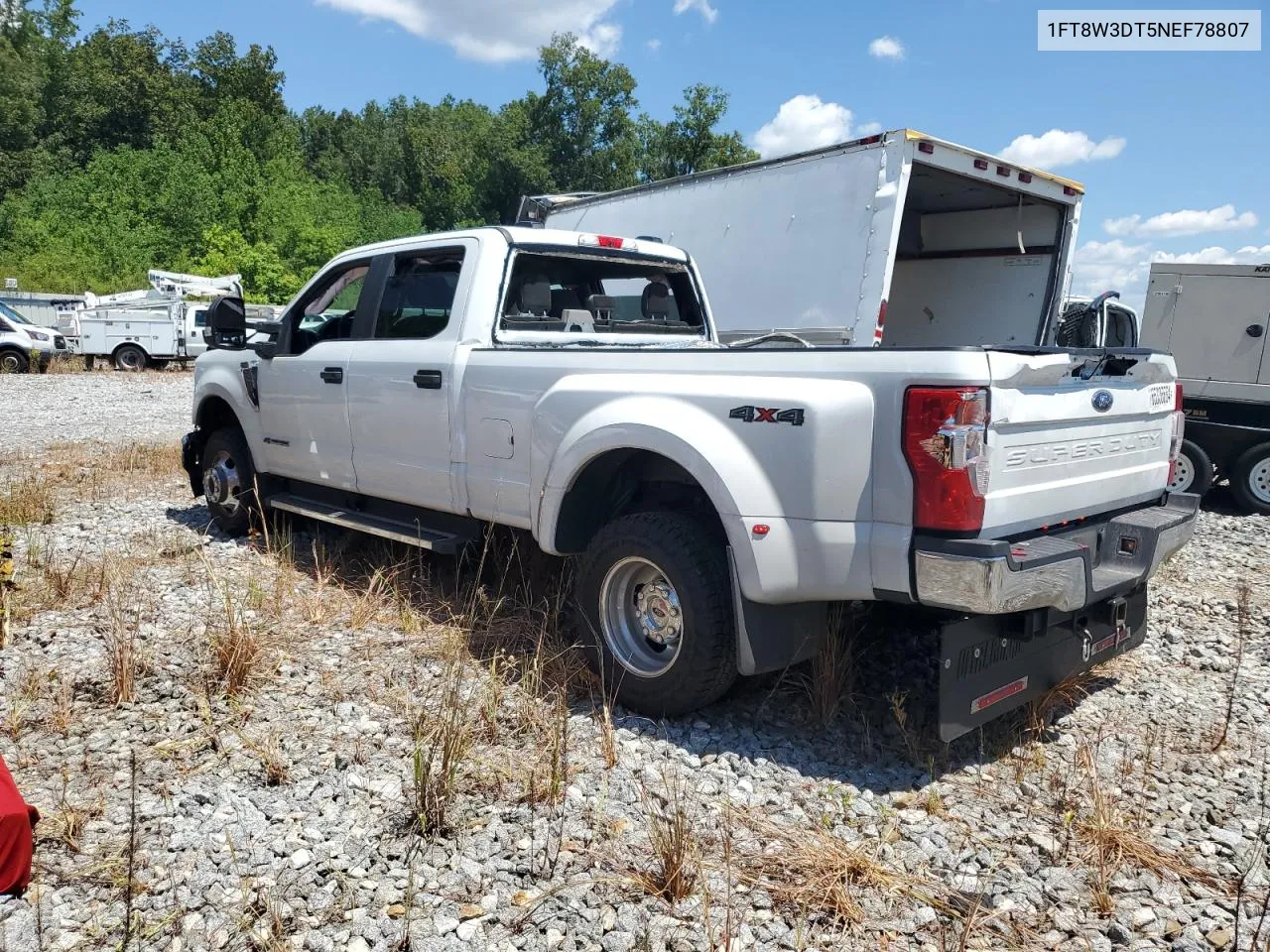 2022 Ford F350 Super Duty VIN: 1FT8W3DT5NEF78807 Lot: 65336664